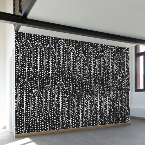 Black And White Wall Mural Art (#2030623) - HD Wallpaper & Backgrounds