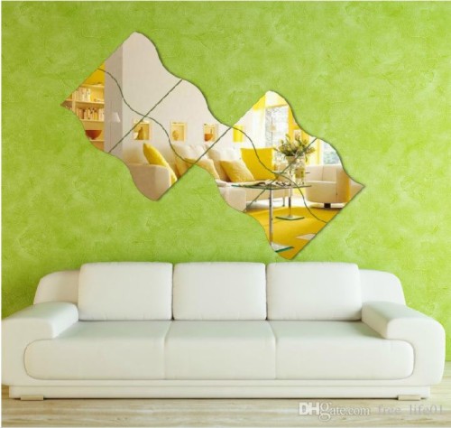 3d Wallpaper Acrylic Mirror Wall Sticker Dressing Room - Elements Of