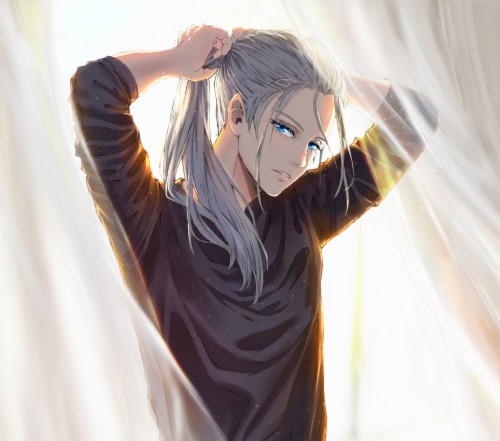 Viktor Nikiforov Wallpaper And Background - Victor Nikiforov Long Hair ...