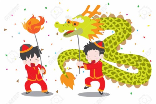 Dragon Clipart Lion Dance - Cartoon (#2073288) - HD Wallpaper ...