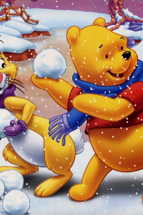Winnie The Pooh Christmas Wallpaper - Winnie The Pooh Christmas House ...