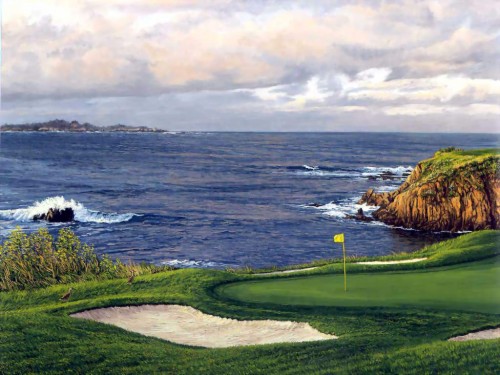 Pebble Beach Golf Course (#2090275) - HD Wallpaper & Backgrounds Download