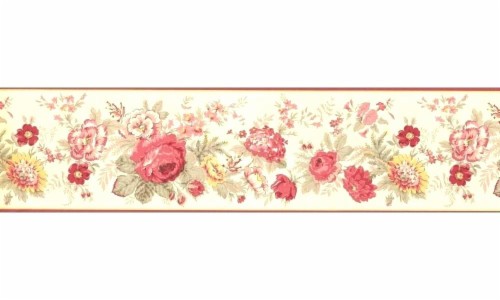 Rose Wall Border Floral Borders Red Rose Wallpaper - Borders With Roses