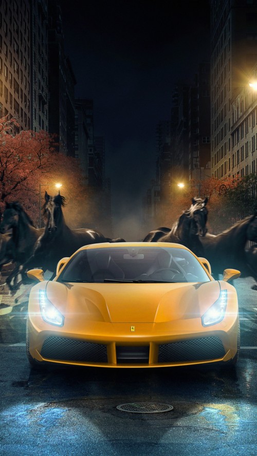 Convertible Ferrari 488 Ferrari 488 Wallpaper 4k Iphone