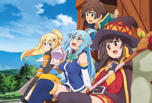 Konosuba - Konosuba Aqua And Kazuma (#210153) - HD Wallpaper ...