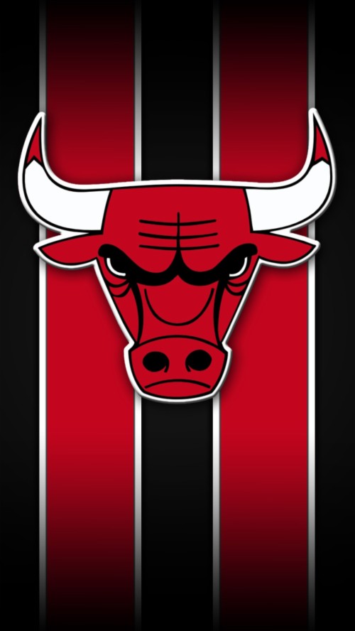 Chicago Bulls Logo Black (#3083753) - HD Wallpaper & Backgrounds Download