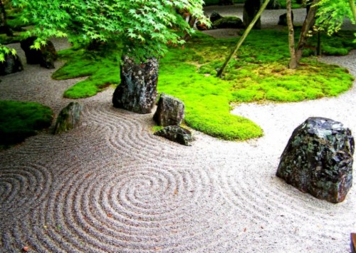Japan Zen Garden Kyushu Chan Island Free Desktop Background Zen