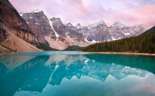 Ultrawide - Moraine Lake (#2191648) - HD Wallpaper & Backgrounds Download