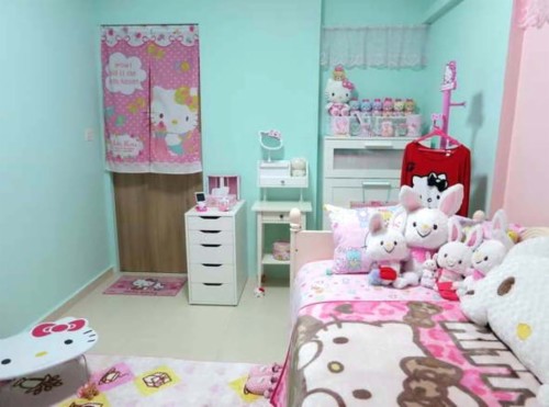 Bedroom Decoration Hello Kitty For Adult Romantic Decorating