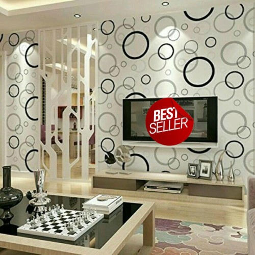 Wallpaper Sticker Dinding  Minimalis Motif  Ukuran 45cmx10m 