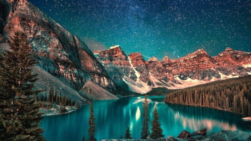 Hd - Moraine Lake (#155794) - HD Wallpaper & Backgrounds Download