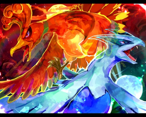 Pokemon Ho Oh Art (#2350331) - HD Wallpaper & Backgrounds Download