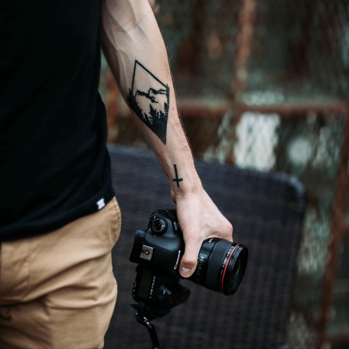 Wallpaper Camera, Hand, Tattoo, Photographer - Photographer Camera