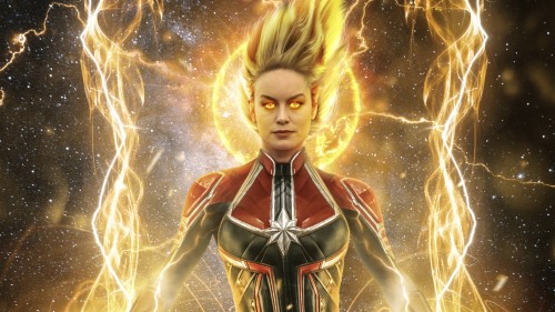 Captain Marvel Binary Form (#2438609) - Hd Wallpaper & Backgrounds Download