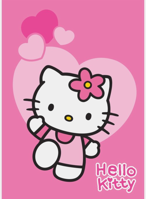 Hello Kitty Tapis Love Rose - Hello Kitty Pink Love (#257638) - HD ...