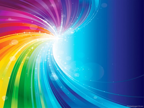 Rainbow Modern Background For Powerpoint - Background Of Powerpoint ...