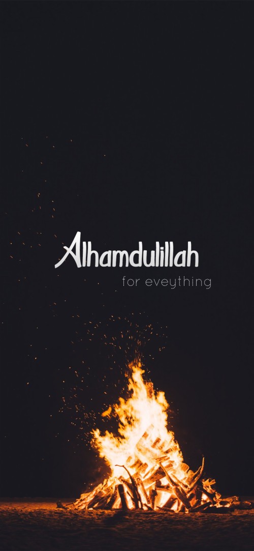 Alhamdulillah For Everything Islamic Quotes Wallpaper, - Iphone 6
