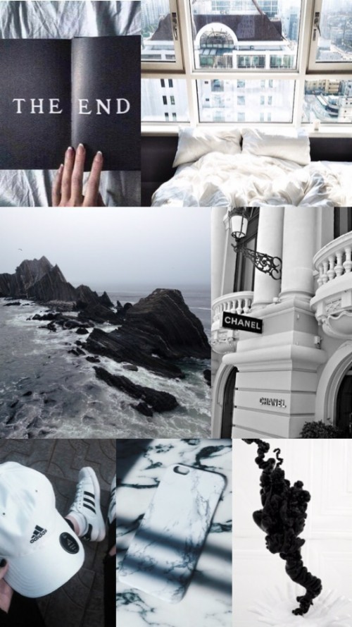 Grey Aesthetic Collage Iphone Wallpaper - Images | Slike
