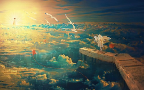 Anime Lighthouse (#2918490) - HD Wallpaper & Backgrounds Download