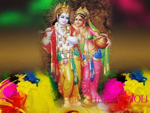 Download Radha Krishna Holi Hd Desktop Wallpapers - Radha Krishna Happy ...