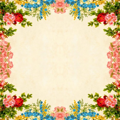 Picture Flower Frame Wallpaper Desktop Frames Clipart - Flower Frames ...