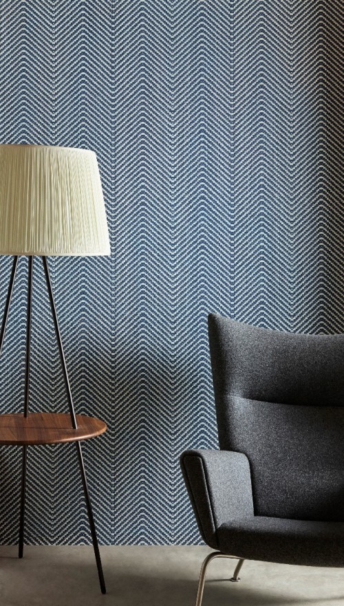 Blue Herringbone Wallpaper Uk (2959640) HD Wallpaper & Backgrounds