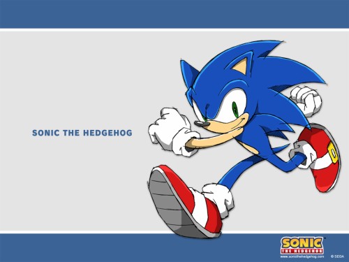 Photo Wallpaper Minimalism, Style, Sonic, Hedgehog, - Wallpaper