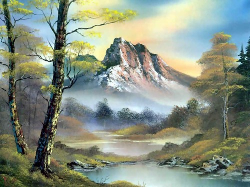 Mahalaxmi Art Nature Painted Landscape Wallpaper Most Beautiful Painting In World 57543 Hd Wallpaper Backgrounds Download