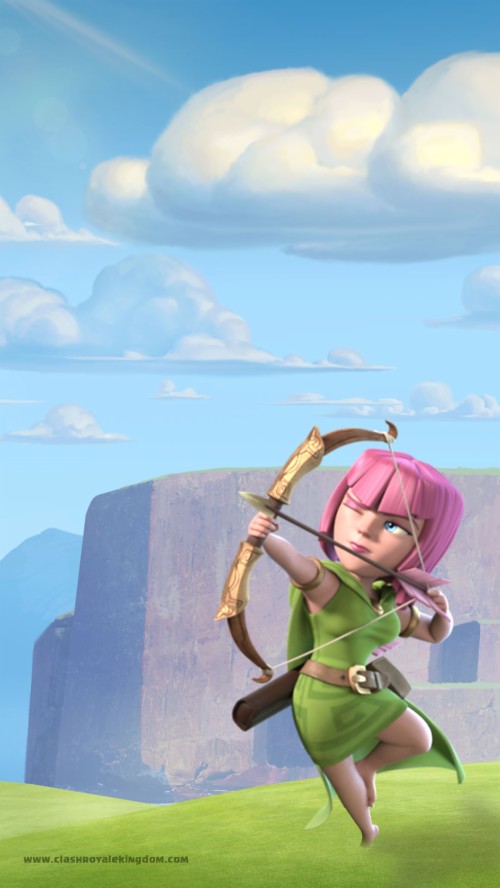 Archer Nice Girl V Clash Of Clans Archer Arts Hd