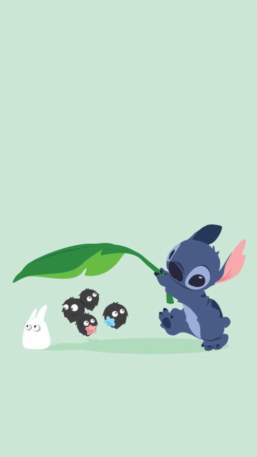Download Stitch Wallpaper For Phone - Cute Stitch And Angel On Itl.cat