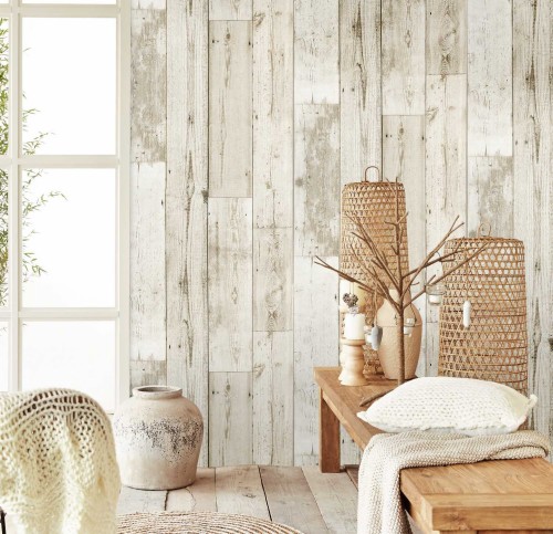 Wood Panels Blush Wallpaper - Wood Effect Wallpaper Bedroom Ideas (#3013873) - HD Wallpaper ...