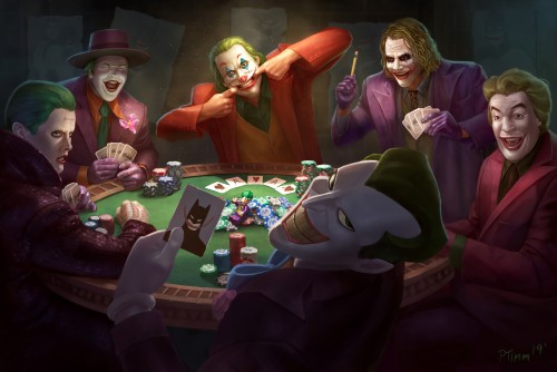 All The Jokers Poster (#3030284) - HD Wallpaper & Backgrounds Download