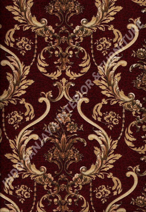 11012 Corak Klasik Batik Warna Abu abu Wallpaper 