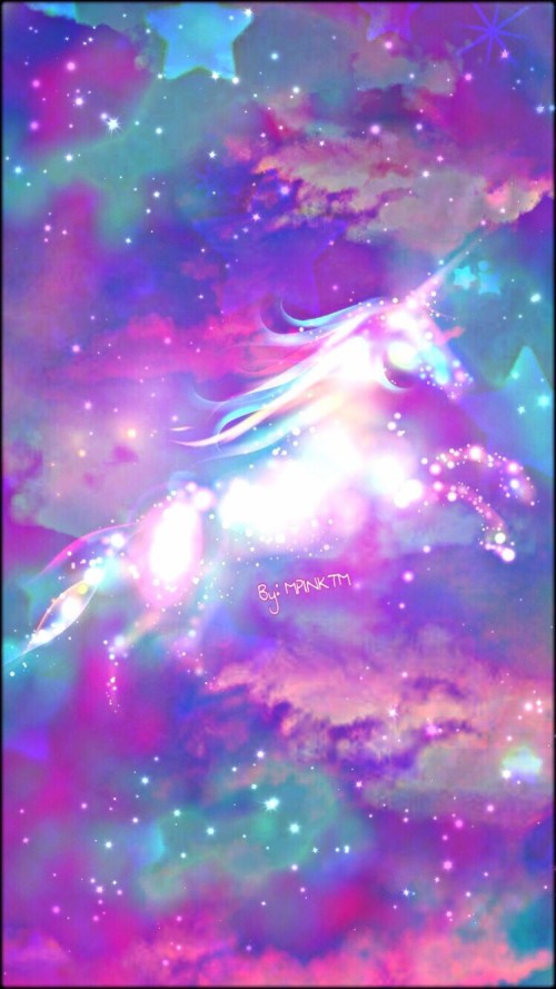Unicorn Rose Gold Background Galaxy Pastel Glitter Rainbow Fantasy Background Glitter Wallpaper