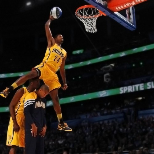 Paul George 2014 Sprite Slam Dunk Wallpaper Basketball Dunks