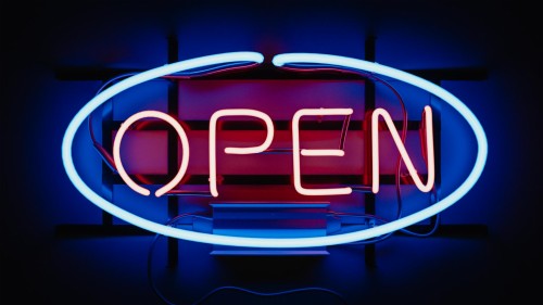 Open Neon Sign Wallpaper - Neon Sign (#3121154) - HD Wallpaper ...