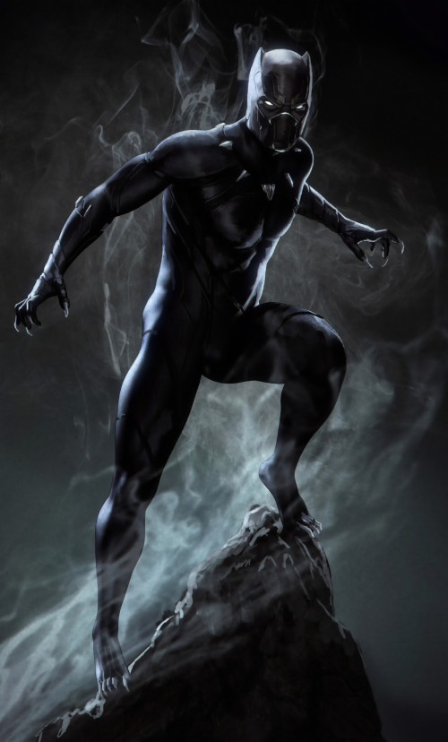 Superhero Wallpapers For Iphone Lock Screen Black Panther Hd Wallpaper Backgrounds Download