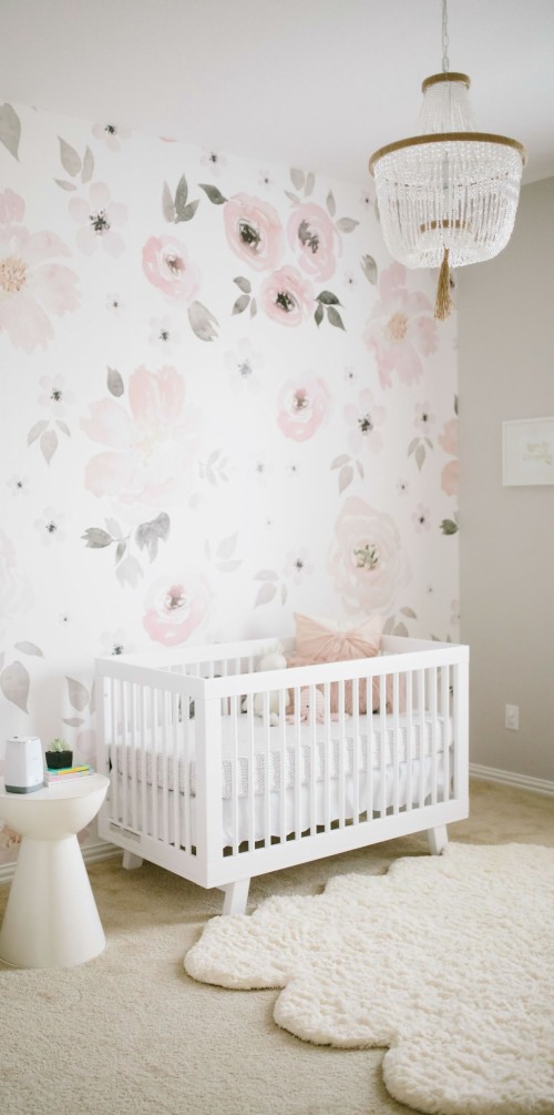 Girls Nursery Wallpaper Y Girl Nursery Wallpaper - Nursery (#461511 ...