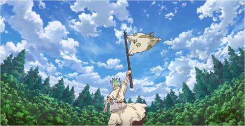 Stone Anime Photos And Wallpaper In Hd - Dr Stone Flag Of ...