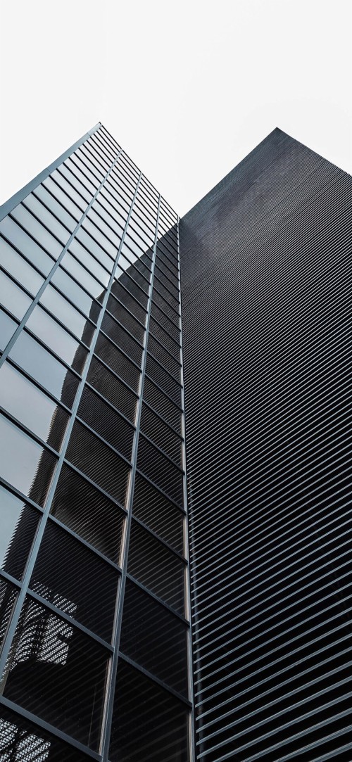 Download Wallpaper Modern Buildings, Worm View, Perspective, On Itl.cat