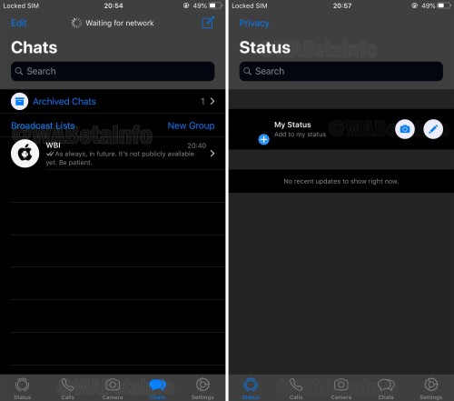 Iphone Whats App Dark Mode (#3185369) - HD Wallpaper & Backgrounds Download