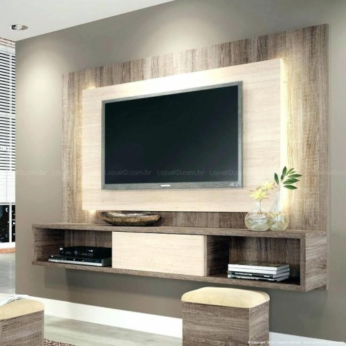 Tv Unit Design Works Gold Wallpaper Living Room Ideas (1123286) HD
