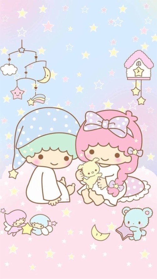 Little Twin Stars Little Twin Star Iphone Hd Wallpaper Backgrounds Download