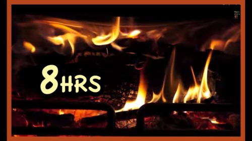 8 Hrs Beast Fireplace Realistic Screensaver Fireplace