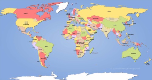 blank high resolution world map pdf