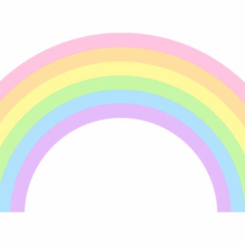 Rainbow Clipart Free Cute Pastel Rainbow Clip Art Free - Circle 