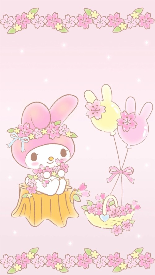 My Melody My Melody Wallpaper, Kawaii Wallpaper, Hello - Cartoon 