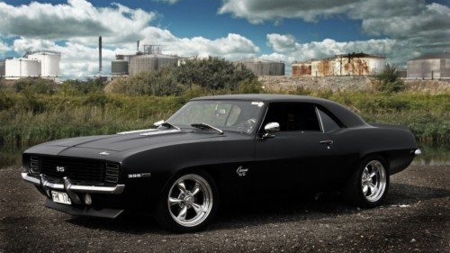 Matte Black 67 Chevelle (#440062) - HD Wallpaper & Backgrounds Download