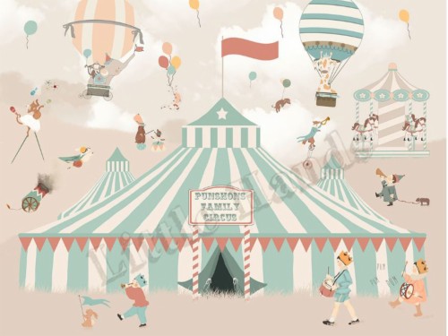 Onwijs Circus Theme Wallpapers - Little Hands Wallpaper Circus (#446146 LU-14