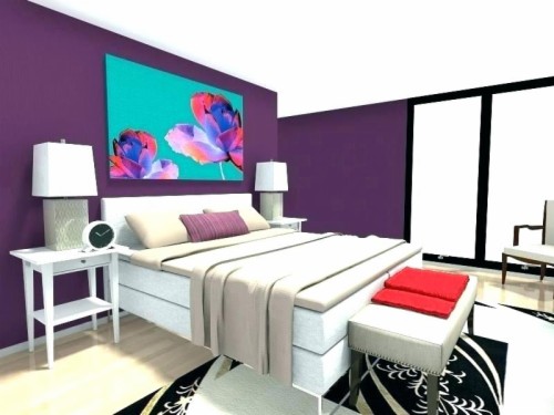 Dark Purple Wallpaper For Bedrooms Retro Styling And